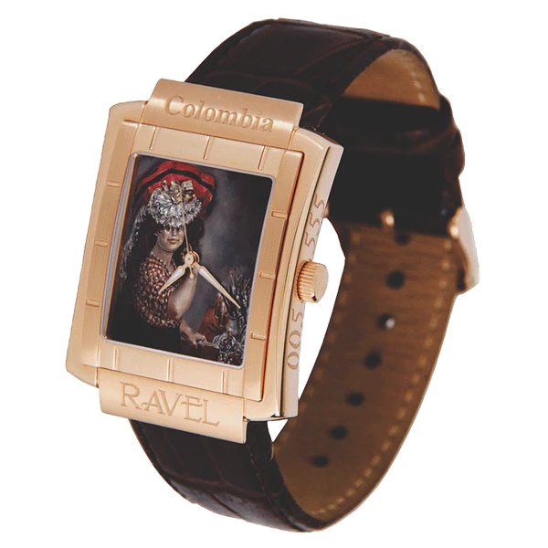 RELOJ COLOMBIA ARTE ENRIQUE GRAU