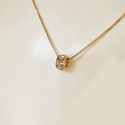 cadena arito brillante divina