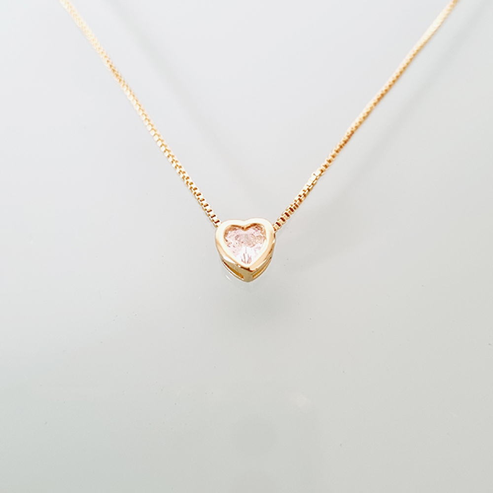 cadena corazon solitaire palorosa