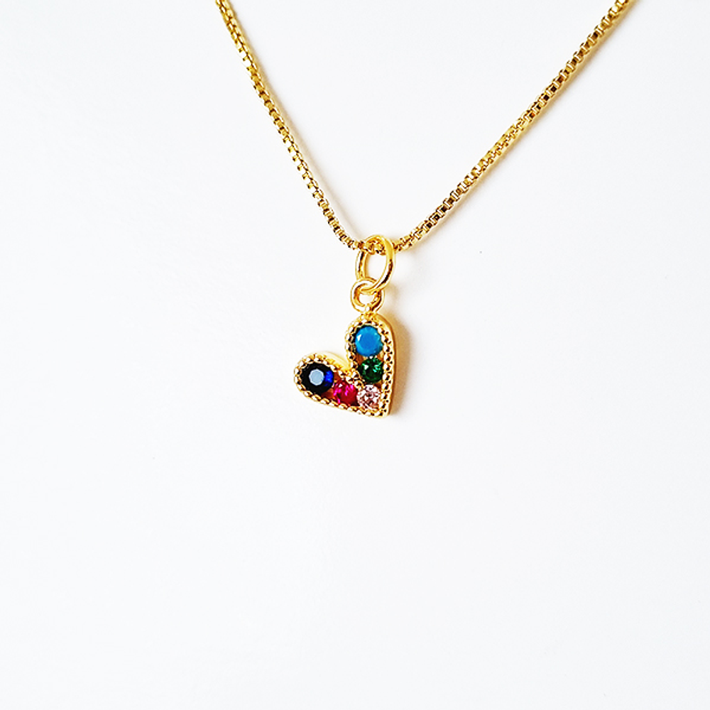 cadena corazon amore festivo