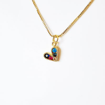 cadena corazon amore festivo