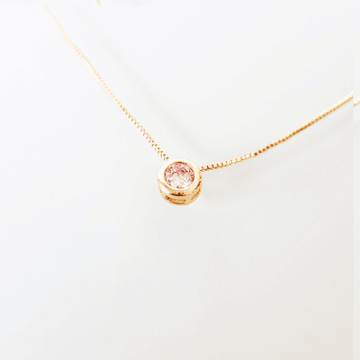 cadena circon solitaire palorosa