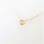 cadena circon solitaire palorosa