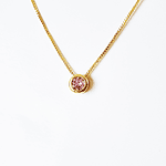 cadena circon solitaire palorosa