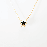 cadena estrella solitaire verde