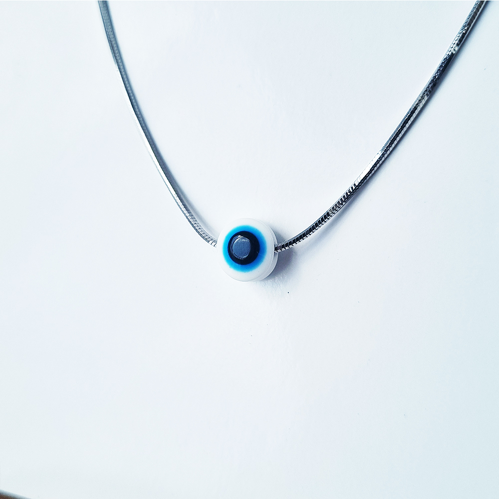 cadena ojo turco blancoazul