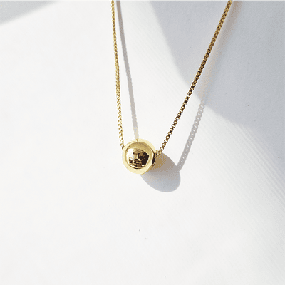 cadena dije balin dorado