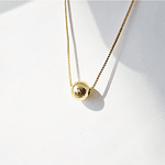 cadena dije balin dorado