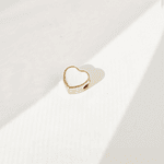 dije corazon solitaire blanco