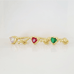 anillo corazon amarrado rojo