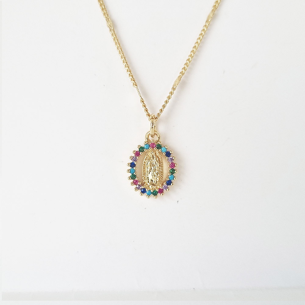 cadena virgen guadalupe colores