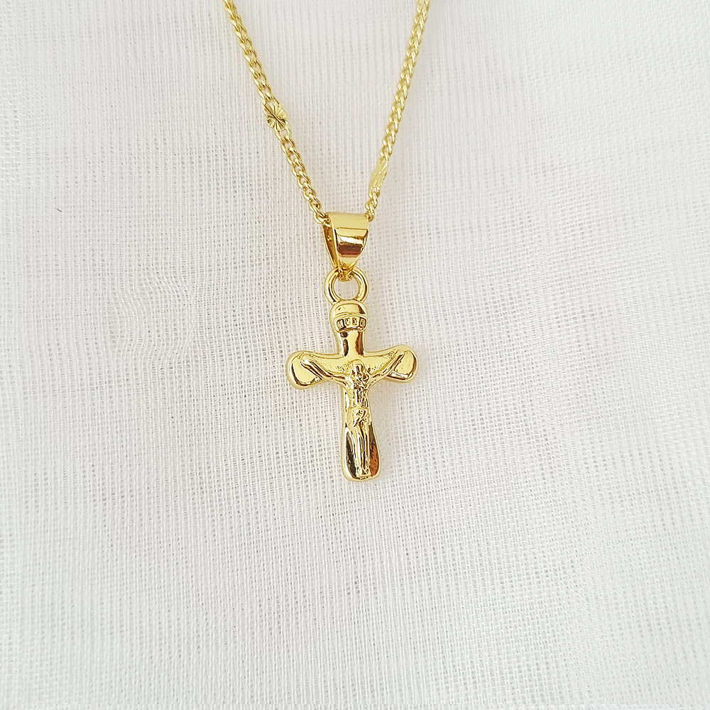CADENA CRUCIFIJO DORADO 