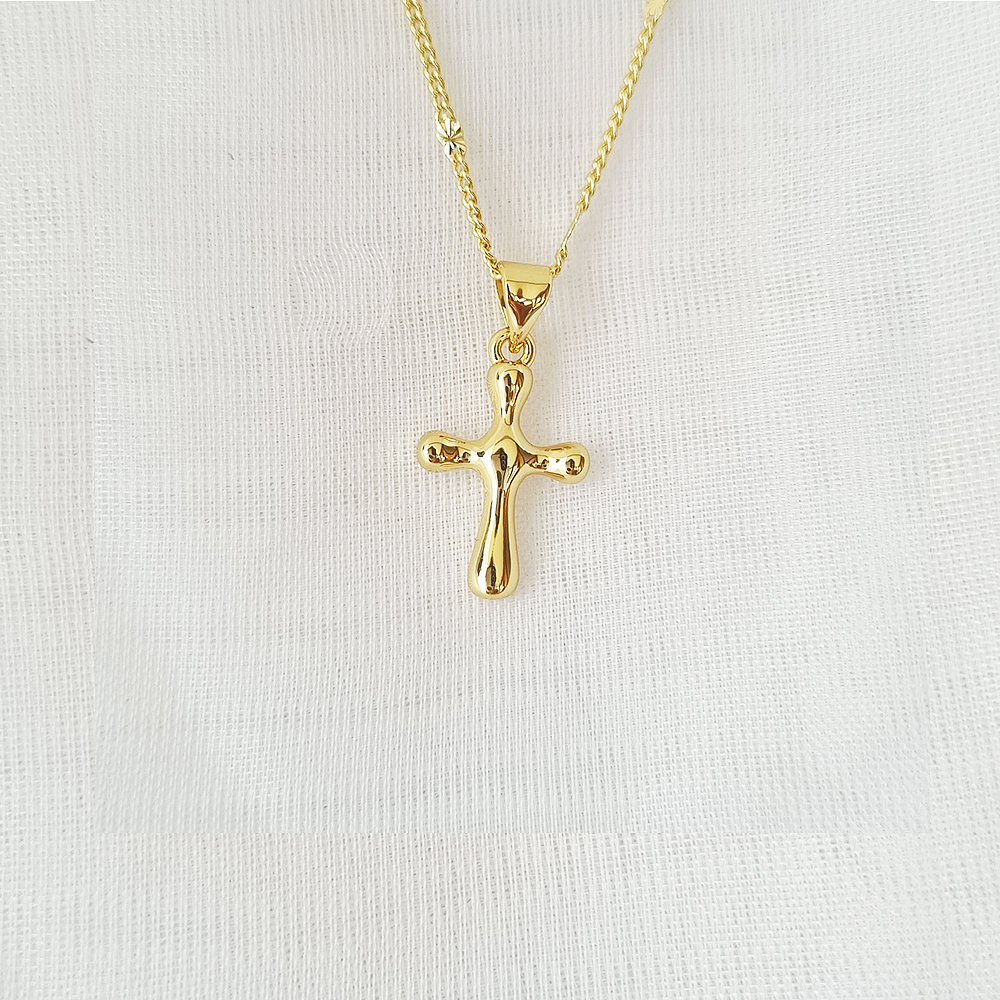 CEDENA CRUZ MINI DORADA