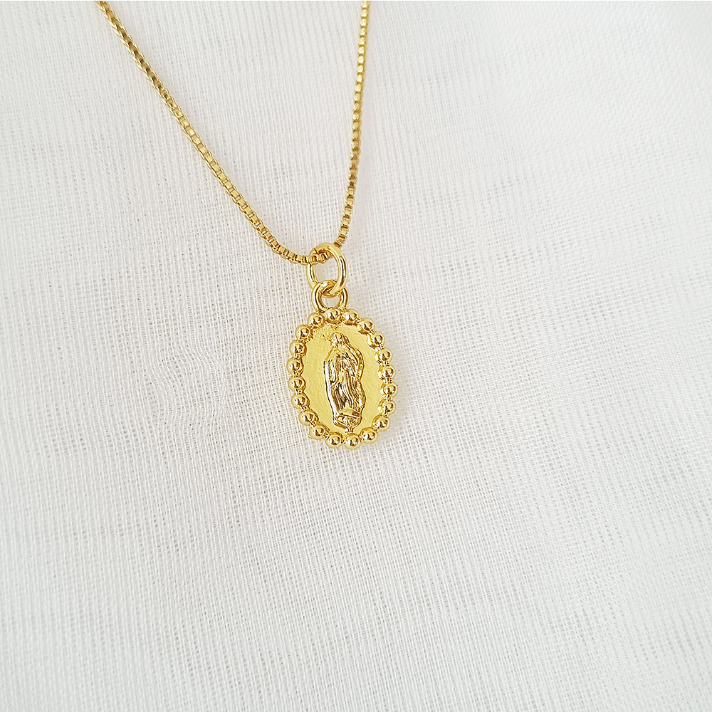 CADENA VIRGEN MEDALLA GUADALUPE