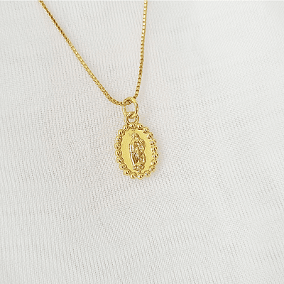 CADENA VIRGEN MEDALLA GUADALUPE