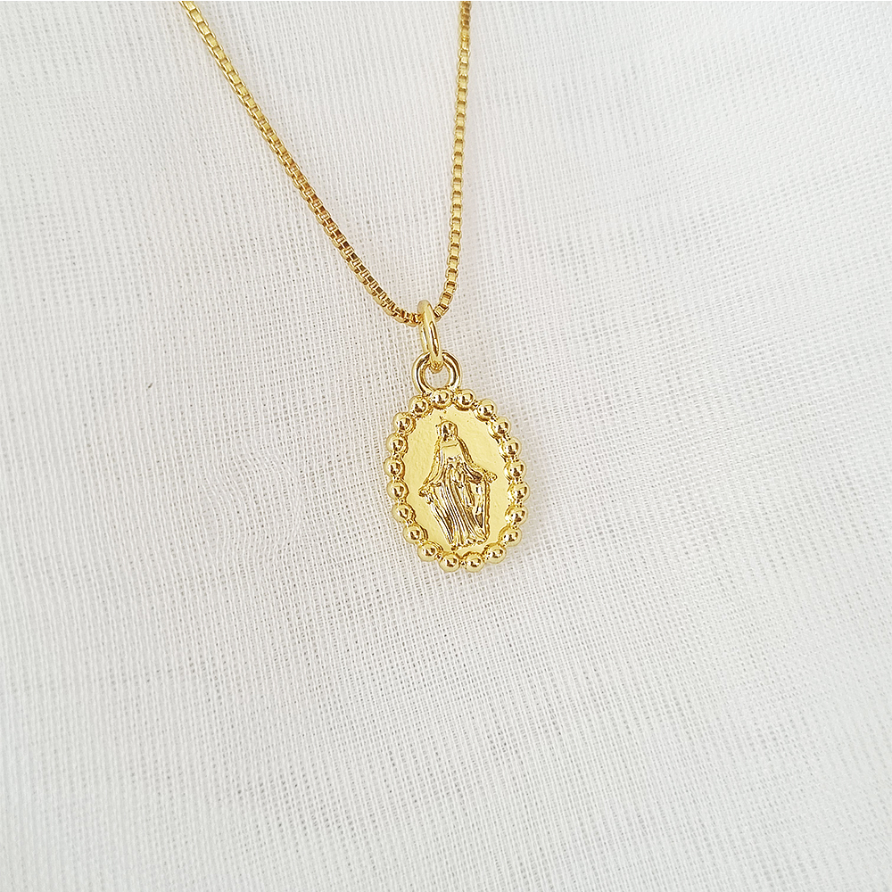CADENA MEDALLA VIRGEN MILAGROSA