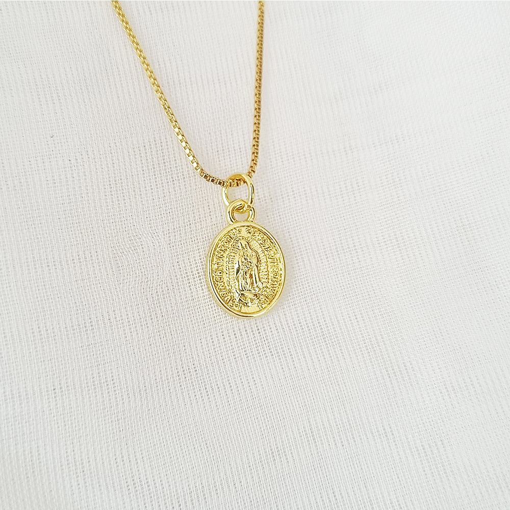 CADENA MEDALLA VIRGEN GUADALUPE