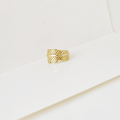 EARCUFF HOJITA DORADA 