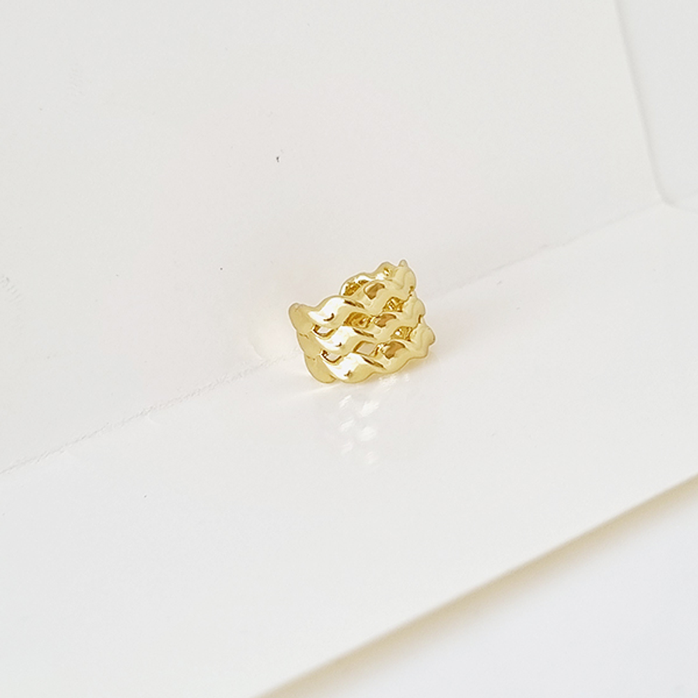 EARCUFF OLAS DORADAS