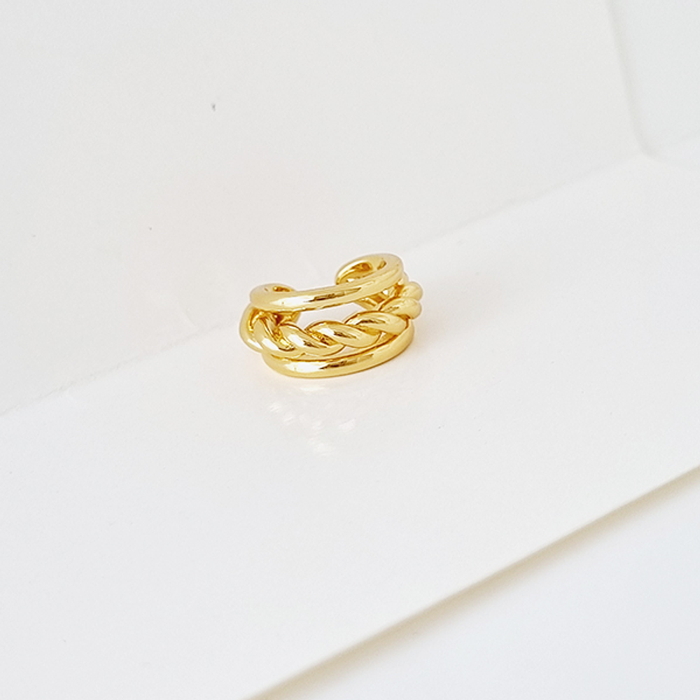 EARCUFF TRENZALISA DORADA