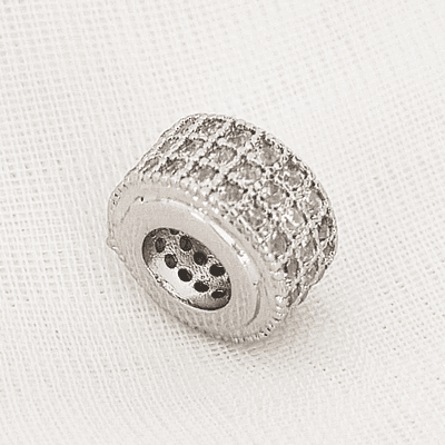 CHARM PANDOR ARO BRILLANTE PLATA