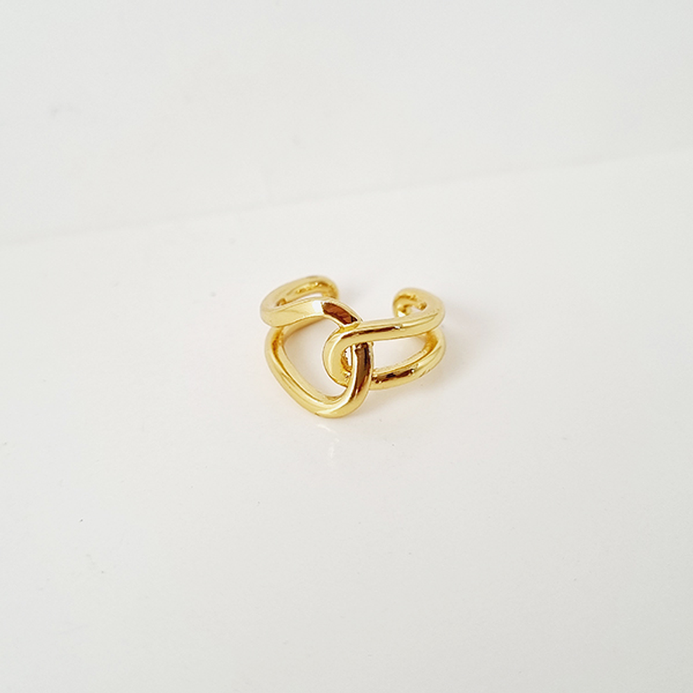 EARCUFF ENTRELAZO DORADO