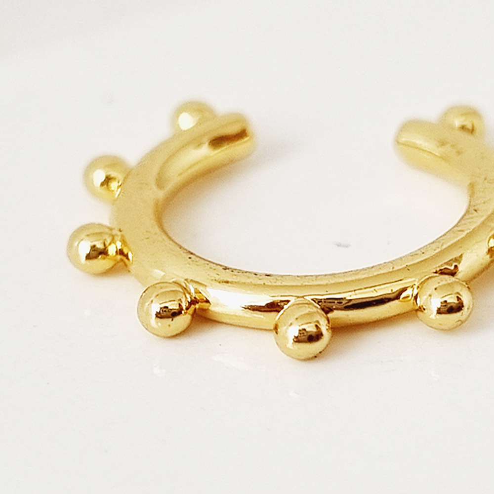 EARCUFF CORONA DORADO