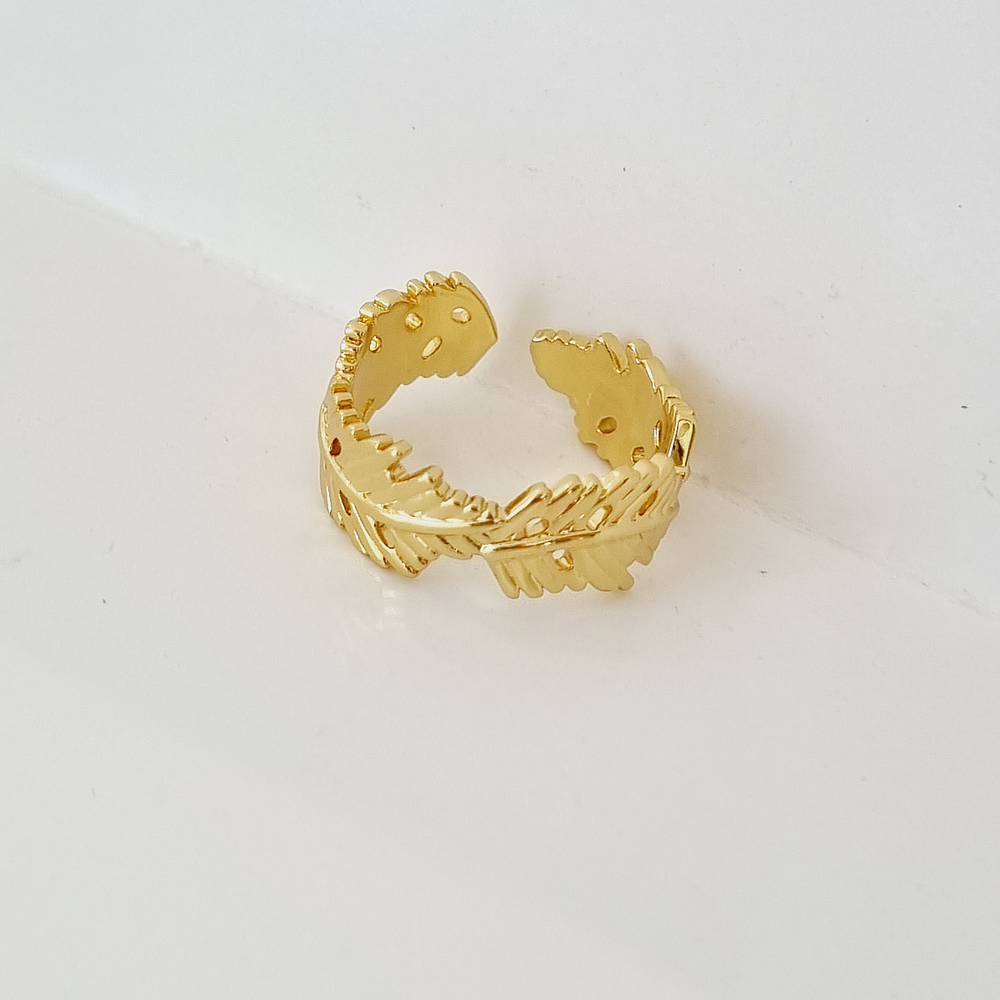 ANILLO LAUREL DORADO