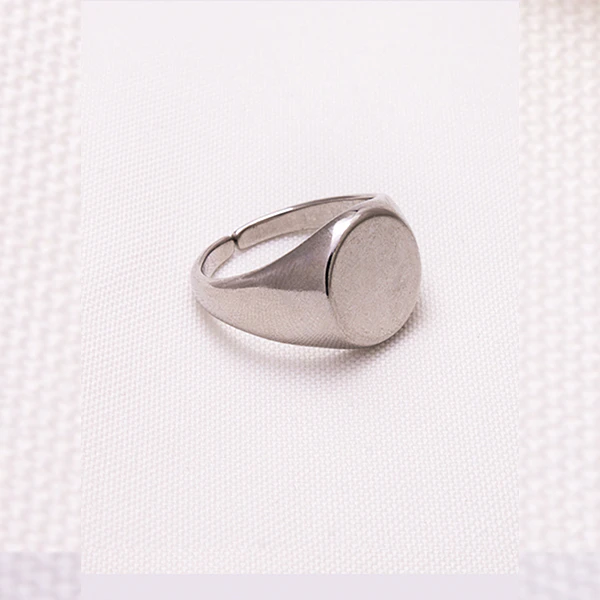 ANILLO SELLO PLATEADO