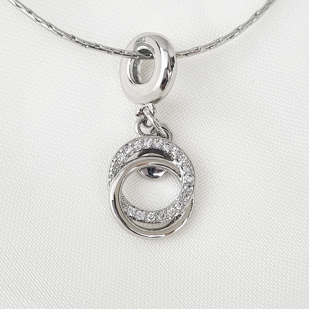 COLLAR PANDOR ARO PLATA