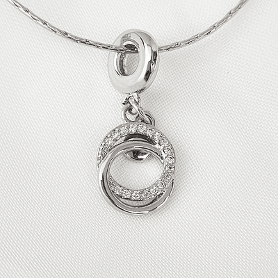 COLLAR PANDOR ARO PLATA