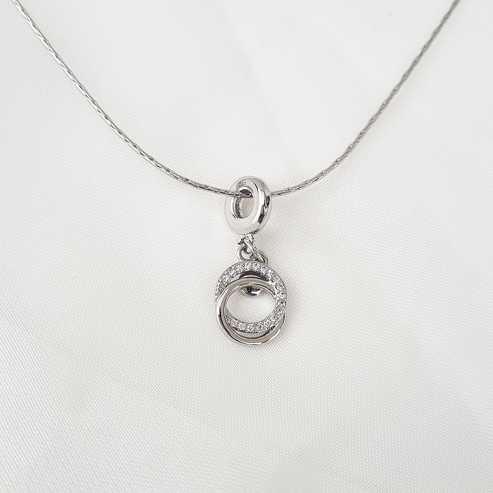 COLLAR PANDOR ARO PLATA