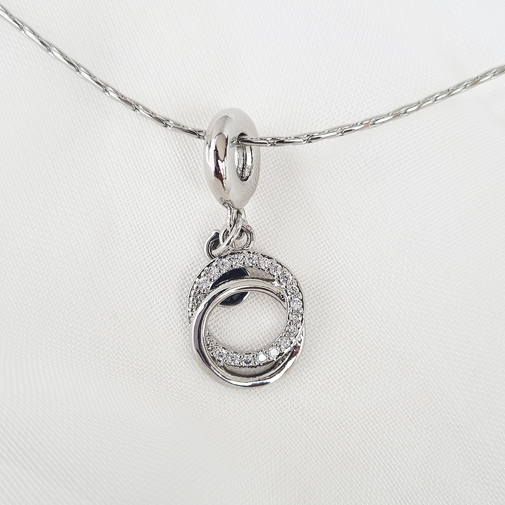 COLLAR PANDOR ARO PLATA