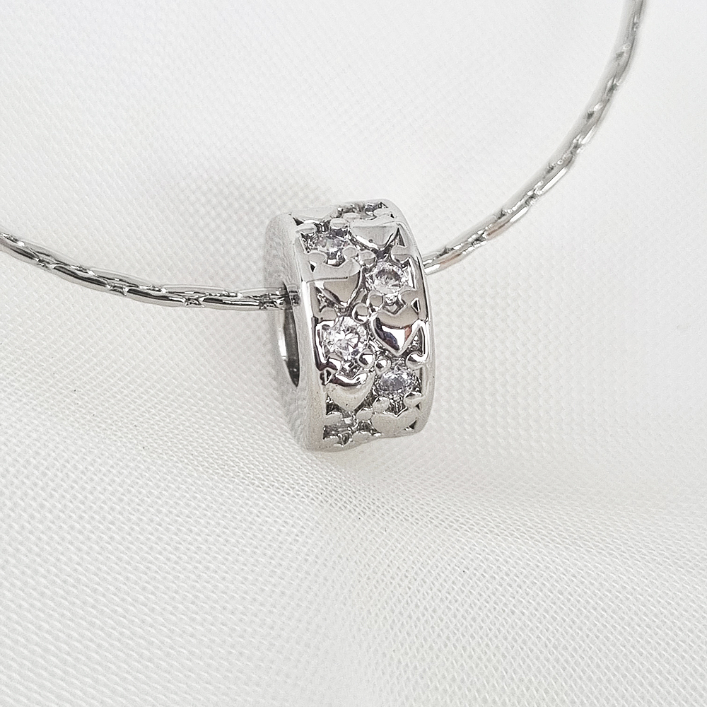 COLLAR PANDOR ARO PLATA