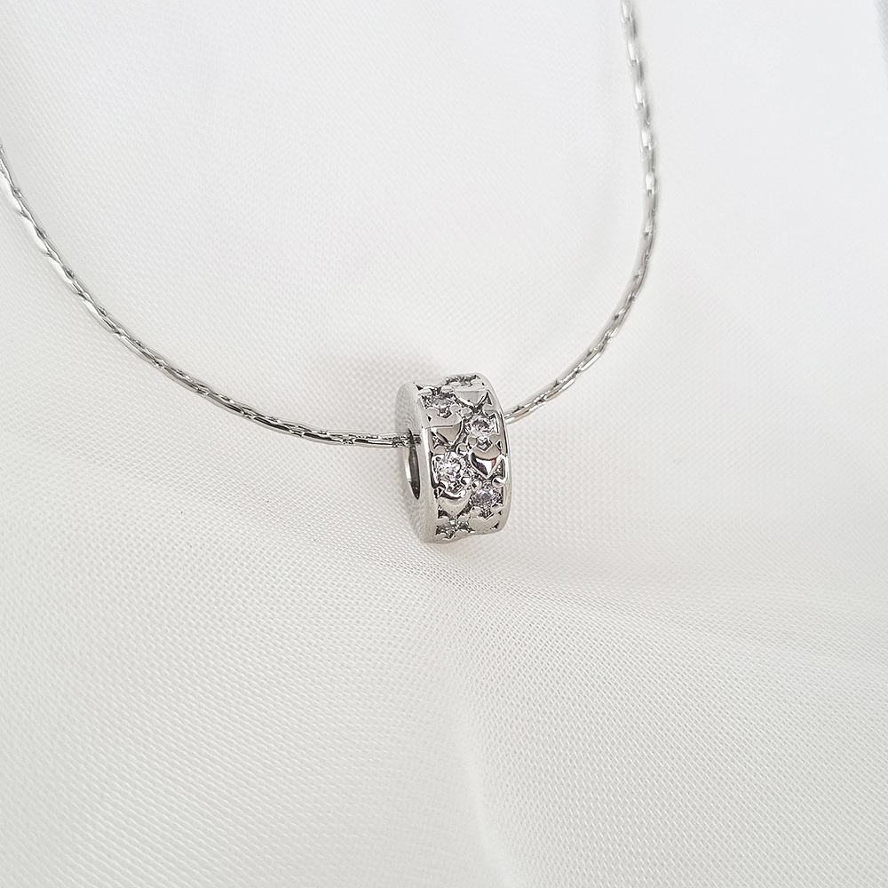 COLLAR PANDOR ARO PLATA