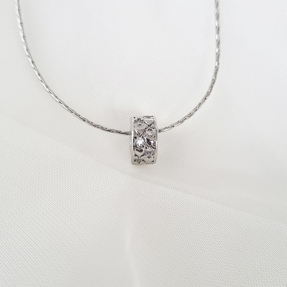 COLLAR PANDOR ARO PLATA