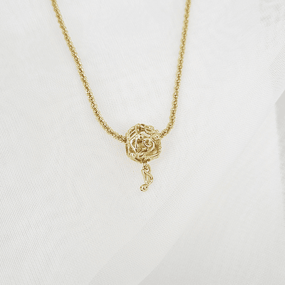 COLLAR PANDOR MUSICA DORADA