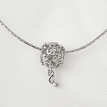 COLLAR PANDOR MUSICA PLATEADA