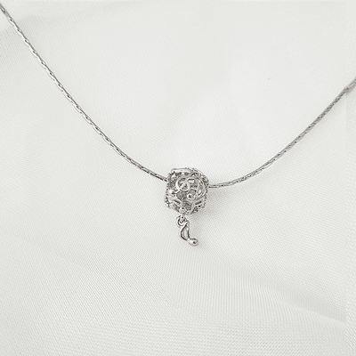 COLLAR PANDOR MUSICA PLATEADA