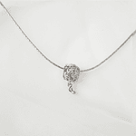 COLLAR PANDOR MUSICA PLATEADA