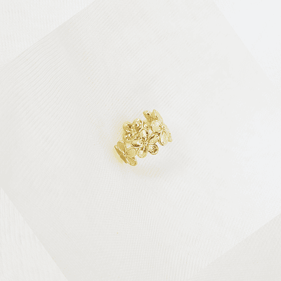 EARCUFF HOJITAS DORADAS