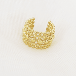 EARCUFF BOLITAS DORADAS
