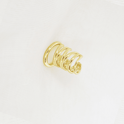 EARCUFF ESPIRAL DORADO