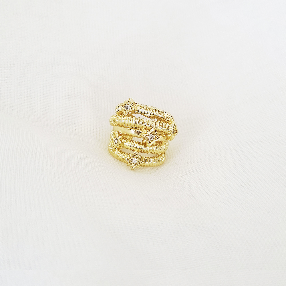 EARCUFF ESTRELLAS BRILLANTES