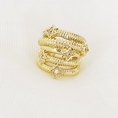 EARCUFF ESTRELLAS BRILLANTES