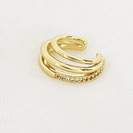 EARCUFF LINEAS BRILLANTE