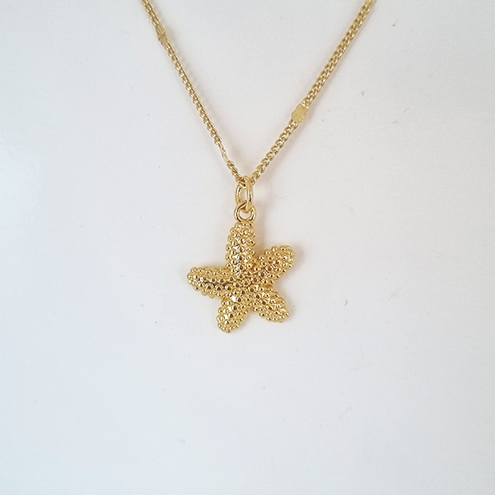 CADENA ESTRELLA MAR DORADA