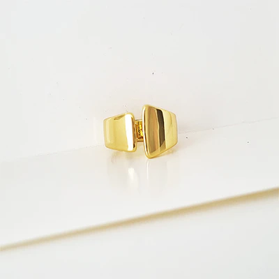 ANILLO ABSTRACT DORADO