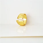 ANILLO ABSTRACT DORADO