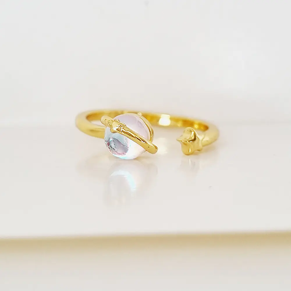 ANILLO UNIVERSO DORADO